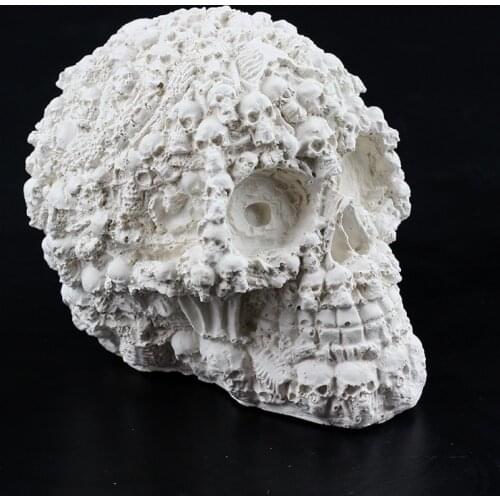 3D Skull Silicone Candle Mold Handmade Soap Making Tool Skeleton Halloween Mould
