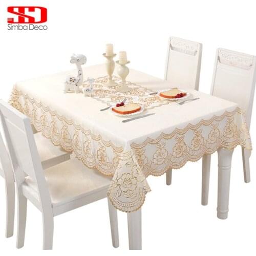 Simba Deco Lace Tablecloths On The Table