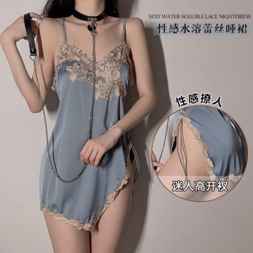 Oloey Dresses For Women No Lingeri Nurs Poplin Sexy Hot Erotic Baby Dollssatin Fetish Cn(origin) Langerie Il(origin) Beading Xs