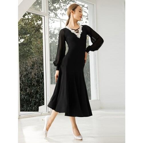 2021WOMAN modern new dress female Latin full-skirted dress dance performances COSTUMES DS111