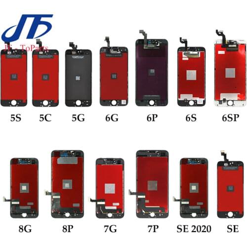 10Pcs 100% Tested For LCD Display For IPhone 8 Plus 8P 8G 8Plus Touch Screen With Digitizer Replacement Assembly Parts