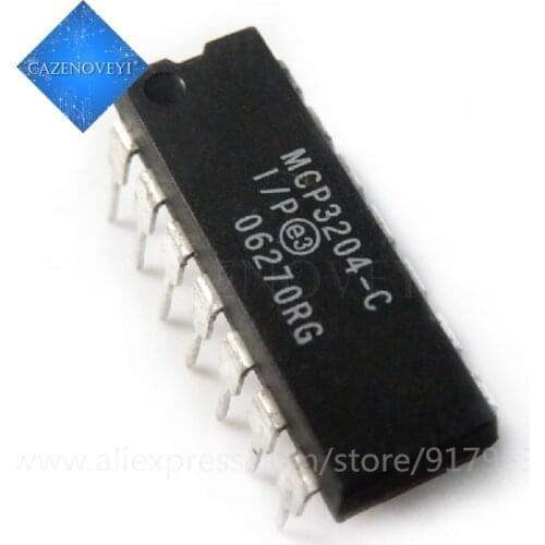 1pcs/lot MCP3204-CI/P MCP3204-CI MCP3204-C MCP3204 DIP-14 In Stock