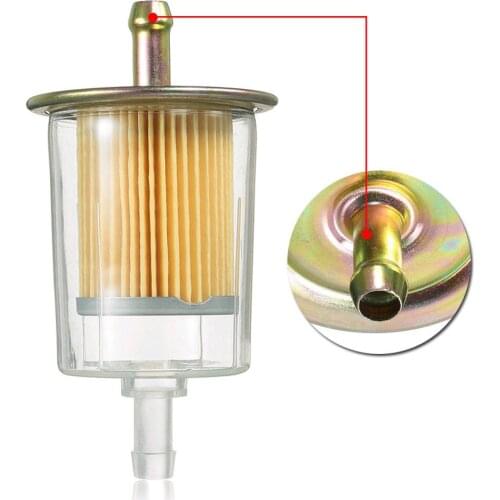 1pcs Motorcycle Oil Filter Car Inline Petrol Gas Gasoline Fuel Filter For Motorbike Motorcycle Moped Scooter Dirt Bike ATV