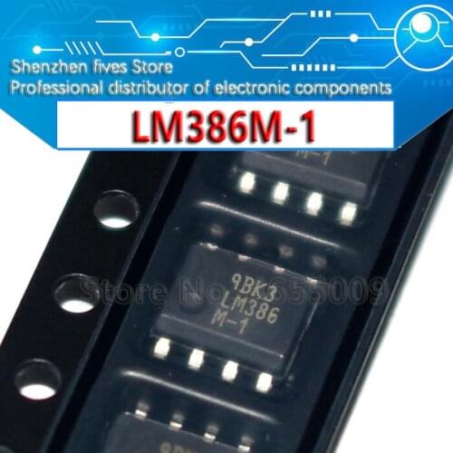 10PCS LM386M-1 SOP8 LM386M SOP LM386 SOP-8 MD Low Voltage Audio Power Amplifier new and original
