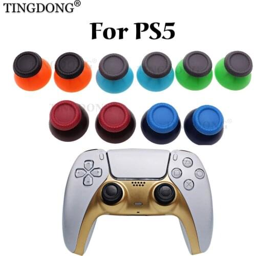 100pcs Replacement Controller Analog Thumbsticks Thumb Stick Joystick Caps for Sony PS5 Black Drop
