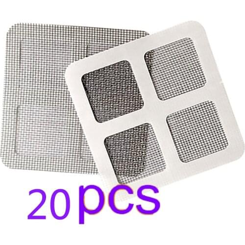 20pcs/Set Screen Repair Stickers Fix Net Mesh Window Screen for Home Anti Mosquito Fly Bug Repair Screen Patch Stickers