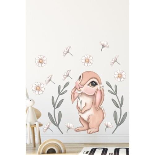40 X100 CM Rabbit Rüyası Kids Room Wall Adhesive Home Decor Accessory Kids Nursery Self-Adhesive Wall Paper Printing Foil