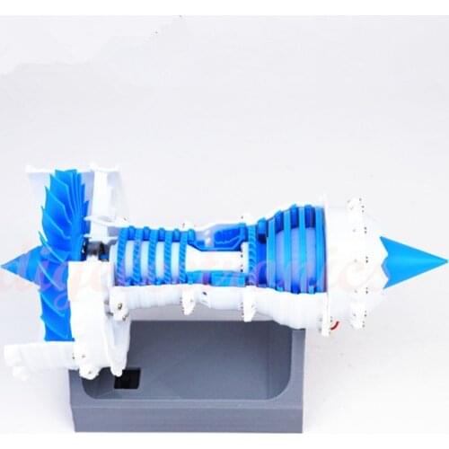 3D Printing Aero Engine Turbo Fan Engine Electric Motor Model With N20 Geared Motor