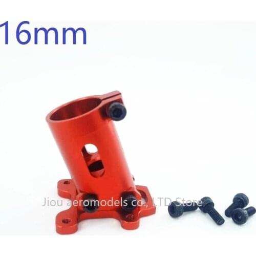 Multi axis uav parts aluminum alloy carbon tube connection foot mount fixing parts 16mm 20mm 22mm 25mm black