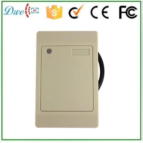 DWE CC RF Free shipping 13.56mhz wiegand 34 ISO1443A rfid card reader for door control system