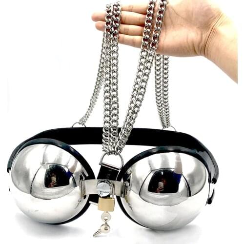 4 Colors Stainless Steel Sex Erotic Breast Bondage Chastity BDSM Game Sex Breast Underwear Suspenders Flirt Adult Products