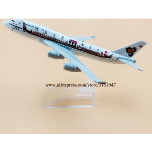 16cm Air Thailand Thai APEC Dragon Boat Airlines Boeing 747 B747 Plane Model Alloy Metal Diecast Model Airplane Aircraft Airways