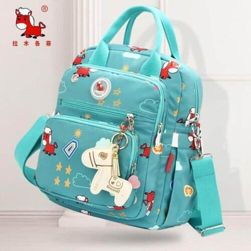Cartoon Baby Changing Bag Maternity Diaper Bag Mummy Tote Backpack Nappy Changing Organizer Waterproof Baby Care Bags Messenger