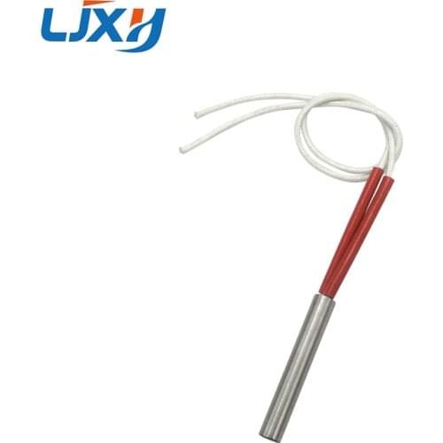 LJXH Electric Cartridge Heater 8x50mm/0.314x1.97" Tube DxL Heating Element AC220V/110V/380V 100W/130W/160W Heater Parts for Oven