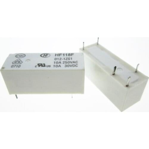 NEW 12V relay HF118F-012-1ZS1 JQX-118F 012-1ZS1 HF118F-012-1ZS1-12VDC 012-1ZS1-12VDC 012-1ZS1 12VDC 12V 10A 250VAC 5PIN