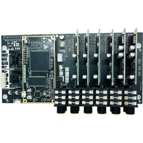 Nvarcher ADSP-21489 DSP Development Moudle ADC PCM1804 Input DAC PCM1798 Output Board 4 In 6 Out / 4 In 8 Out Processor