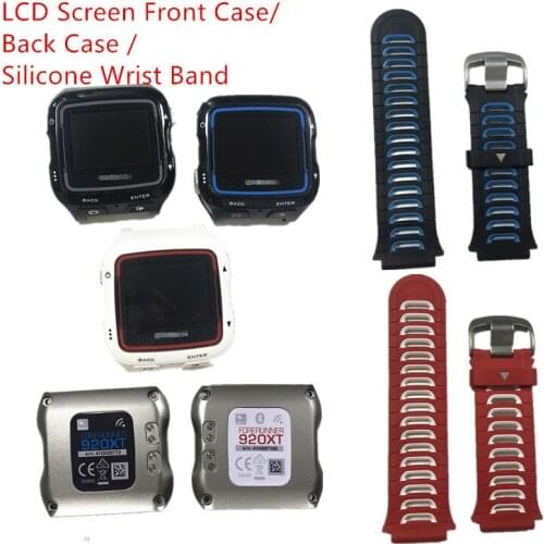 For Garmin Forerunner 920XT Watch LCD Screen Front Case /Back Case with Battery 361-00078-00 /Silicone Wrist Band Repair parts