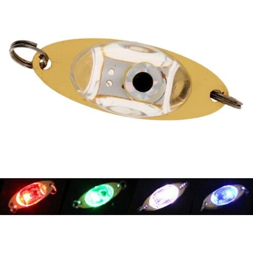 Fish Attractors Eye Shape Underwater Deep Drop Squid Fishing Fish Lure Light LED Flashing Lamp 5 Colors