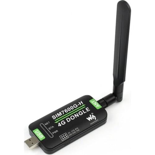 SIM7600G-H 4G DONGLE, GNSS Positioning, Global Band Support
