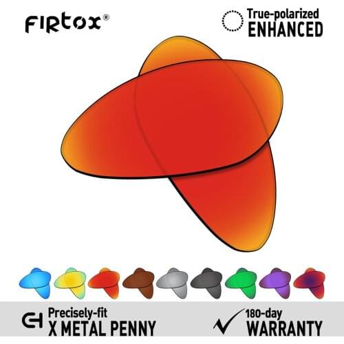 Firtox True UV400 Polarized Lenses Replacement for-Oakley X Metal Penny Sunglasses (Compatiable Lens Only) - Multiple Colors