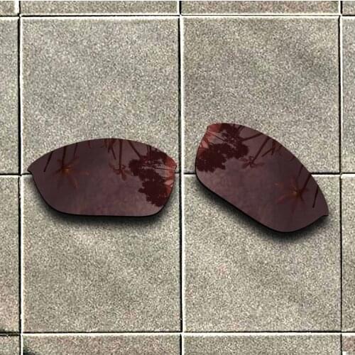 Bronze Brown Polarized Sunglasses Replacement Lens for-Oakley Half Jacket 2.0 Frame 100% UV Protection Good Fitness