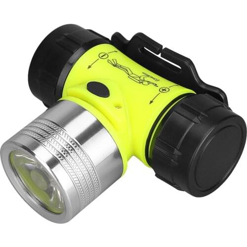 LED Diving Head Light Outdoor Waterproof XPE Head Lamp 320 Lumens Diving Headlight Head Flashlight For Working Swimming Camping
