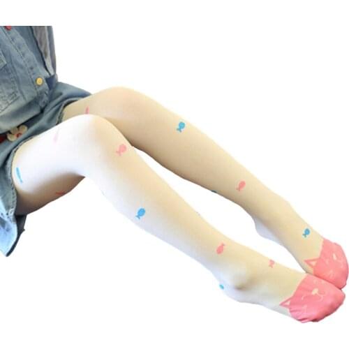 Warm Cozy Lovely Velvet Children Girl Kids Bottoming Pantyhose Tights Opaque Dance Tights Stocking Elasticity Pants 5-8 Years