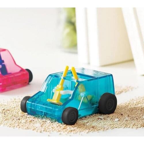 Unique Car Sahpe Table Dust Cleaning Brush Fun Eco-friendly Water-proof Plastic Party Confetti Eraser Dust Sweeper for Kids