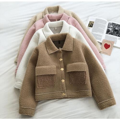 VOXYMOVOXY Women's Jackets With Fur