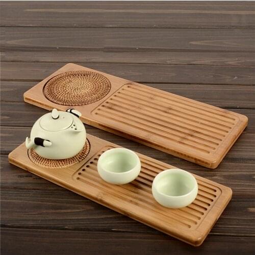 Japanese wooden tea tray saucer for kung fu tea Coffee Kettle Teapot Storage Cutlery tray Service ceremony tool Samovar small