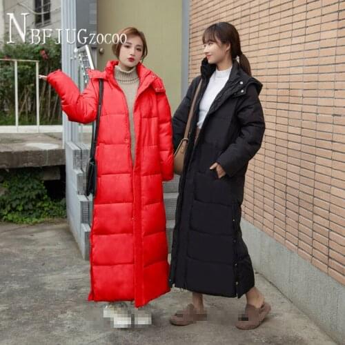 Women Parkas 2020 New Korean Loose Thick X-Long Winter Female Jacket