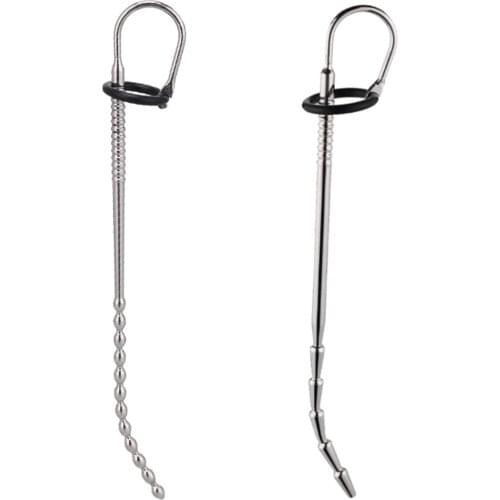 270mm Super Long Beaded Urethral Dilator Sounds Penis Plug Insert Sounding Rods Stainless Steel Urethra Beads Sex Toys For Men