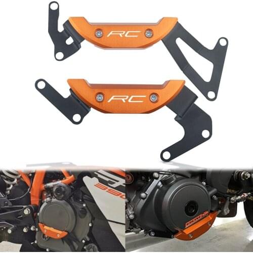 Motorcycle Accessories CNC Alumimum Engine Guard Protector For RC250 RC390 2017 2018 2019 2020 Engine Protective Cover