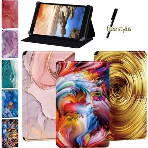 Tablet Case for Lenovo Tab 8/Tab(A8-50 A5500/S8 - 50)/A7-(30 A3300/50 A3500)/YogaTab 4 Plus/Thinkpad Tablet 2 Watercolor Pattern