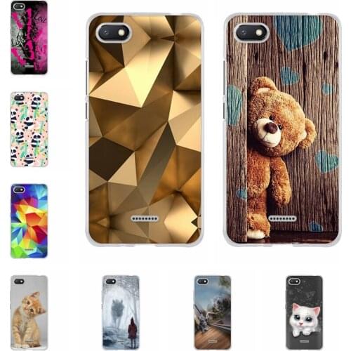 For Coque Xiaomi redmi 6a Case Silicone Cat cute cartoon Soft TPU Back Cover for Fundas Xiaomi redmi 6a protect Phone Bags cases