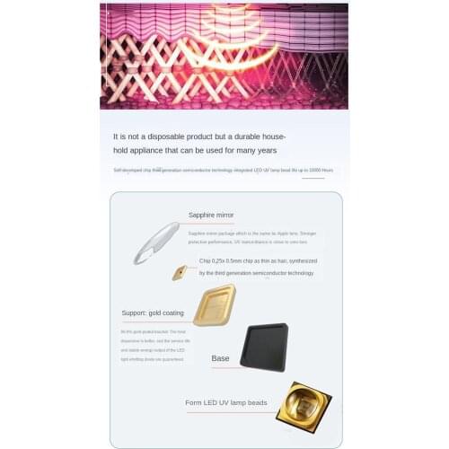 UV Sterilizer USB Charge Disinfection Box for Tableware Phone Cosmetics UVC Sterilization Bag Disinfection Device