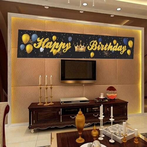 Birthday Flag Banner Huge Sign Party Cheers Birthday Banner 1Pc Outdoor Garden Yard Indoor Hanging Flag Backdrop Flag Decoration