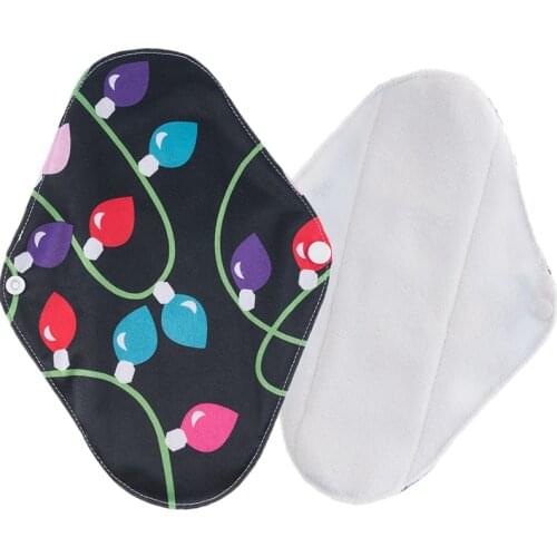 18*25cm Bamboo Fiber Non-Spliced Sanitary Pads Can Replace Sanitary Napkins, Washable And Reusable Feminine Nursing Pads