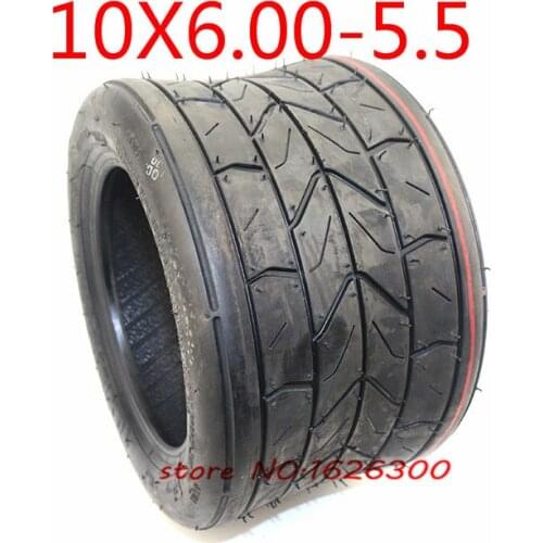HOT SALE high Porformance 10 Inch Widened Tire 10x6.00-5.5 Motorcycle Vacuum Road Tire Tubeless Tire Wheel