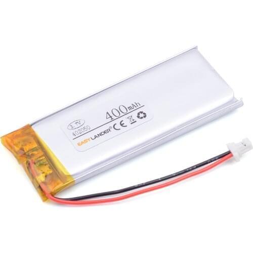 402050 452050 3.7V 400mAh Li-Polymer Battery For mp3 mp4 DVR GPS Scala Rider Q3 Motorcycle Bluetooth Helmet WW452050PL 382050