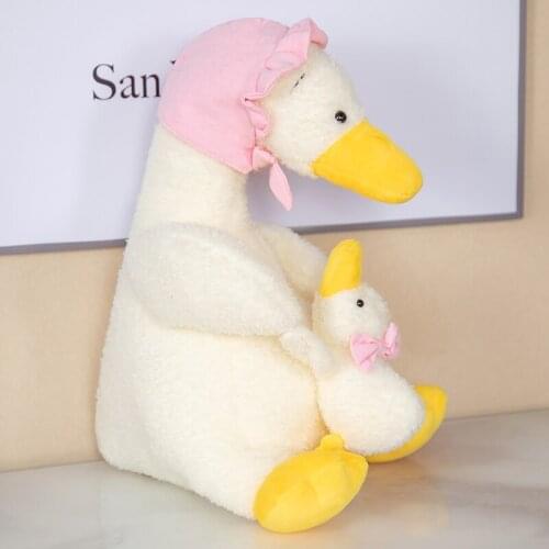 25 / 35cm Cute Hug Duck Pillow Plush Stuffed Animal Toy Home Decoration Parent-child Children Gift