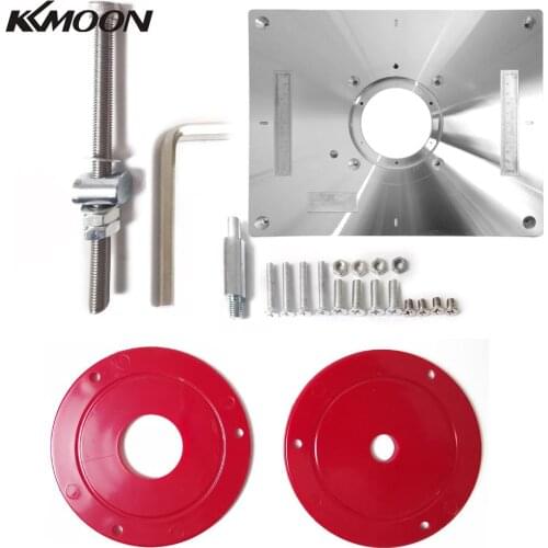 Multifunctional Aluminum Alloy Router Table Insert Plate Trimmer Engraving Machine Tool Woodworking Bench