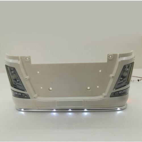 Bottom Contour LED Light Bar for Tamiya 1/14 Trucks Volvo FH16 FH12 Globetrotter 750 6X4 Timber Truck EP #56360 RC Tractor Parts