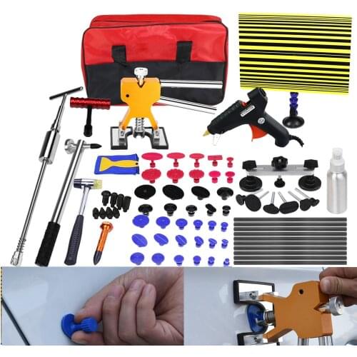 OUTILS SANS PEINTURE DENT RÉPARATION COLLE EXTRACTEUR LIFTER T BAR MARTEAU DÉBOSSELAGE OUTILS POUR VOITURE CARROSSERIE RÉPAR