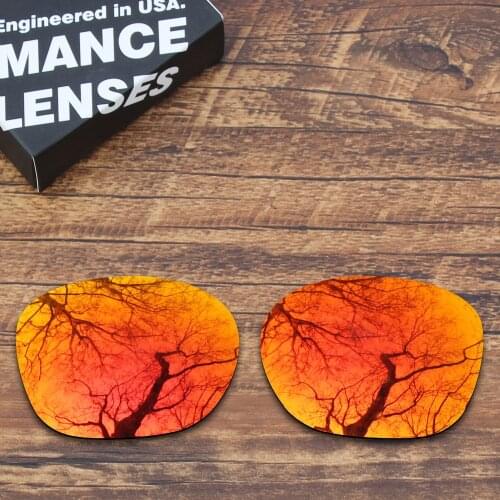 ToughAsNails Polarized Replacement Lenses for Oakley Garage Rock Sunglasses Fire Red Mirrored Color (Lens Only)