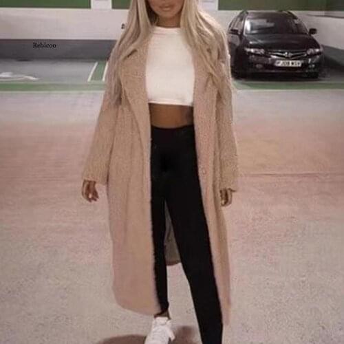 Rebicoo Long Fur Coats