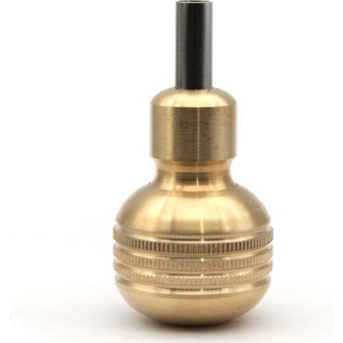 Newest Premium 35MM Pure Copper Self-Locking Tattoo Grip Round With Back Valve Stem For Coil Tattoo Machine Shader Tattoo supply