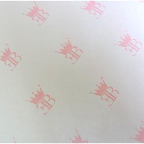 Custom printed logo gift tissue paper/Moisture proof packaging thin paper