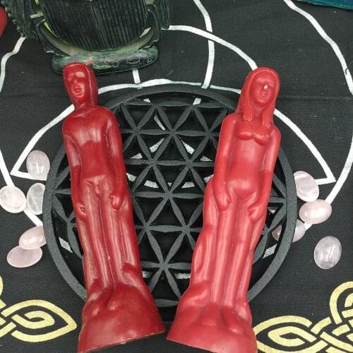 2 Pcs / Set Magic Spell Candle Lover Human Shape Magic Candle Spell to Bring Back Lost Love Art Pray Candle