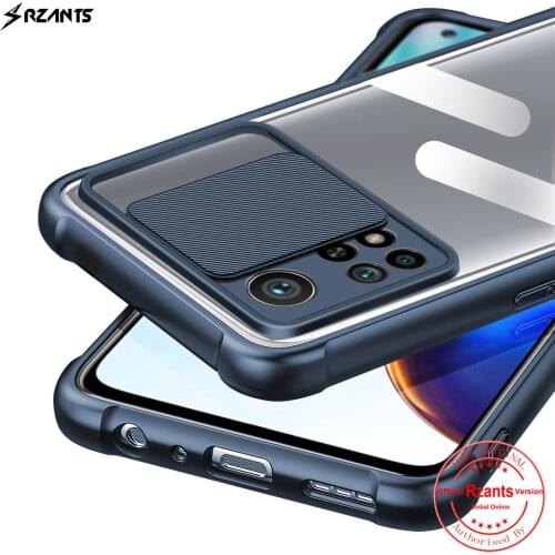 Rzants For Xiaomi Mi 10T Xiaomi MI 10T Pro Phone Case Hard [Lens Protect] Hybrid Slim Crystal Clear Cover Double Casing